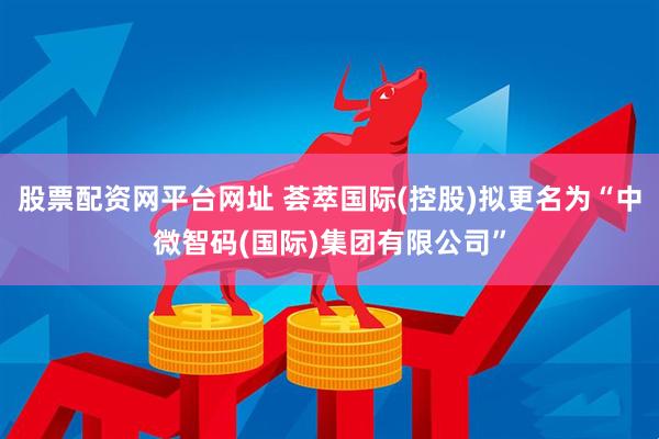 股票配资网平台网址 荟萃国际(控股)拟更名为“中微智码(国际)集团有限公司”