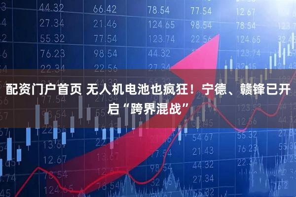 配资门户首页 无人机电池也疯狂！宁德、赣锋已开启“跨界混战”