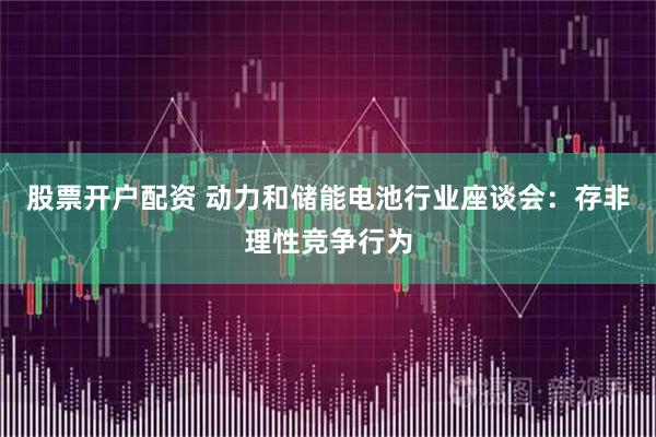股票开户配资 动力和储能电池行业座谈会：存非理性竞争行为