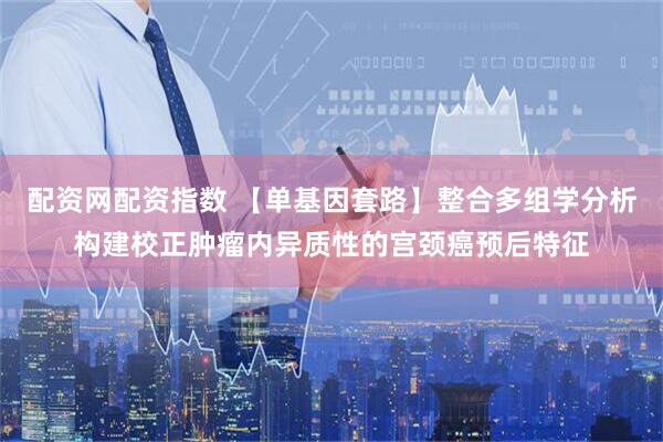 配资网配资指数 【单基因套路】整合多组学分析构建校正肿瘤内异质性的宫颈癌预后特征